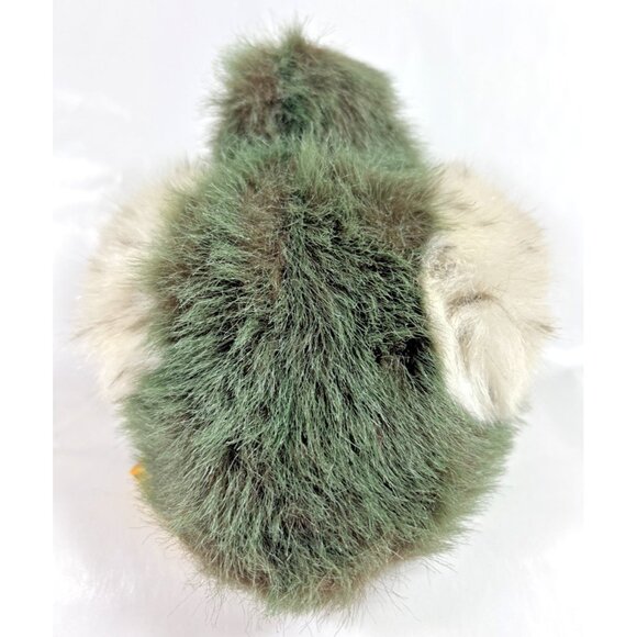 24K Polar Puff Duck Duckling Realistic Green Mallard Baby Plush 1992 Clay 4241 - Picture 3 of 8